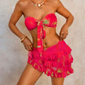 Electric Hibiscus Ruffled 3pc.