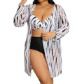 Chic Tie-Dye Swimsuit Set 3pc.